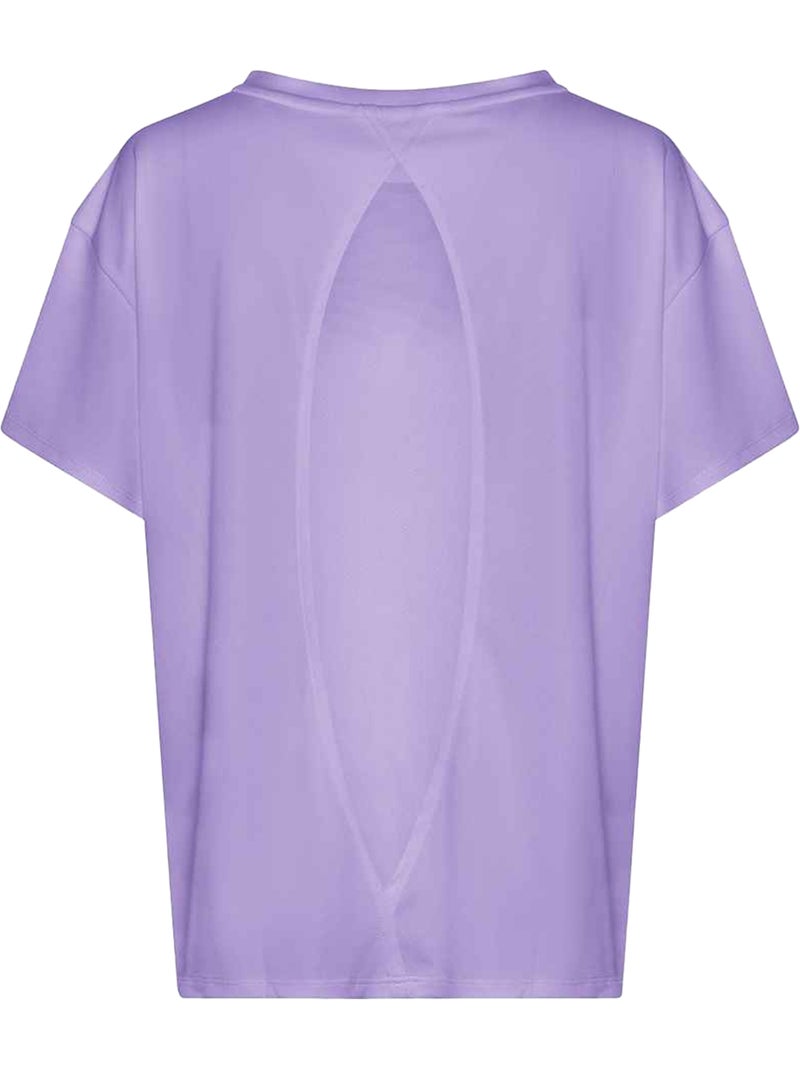 T-shirt - just cool Mauve lilas - Kiabi