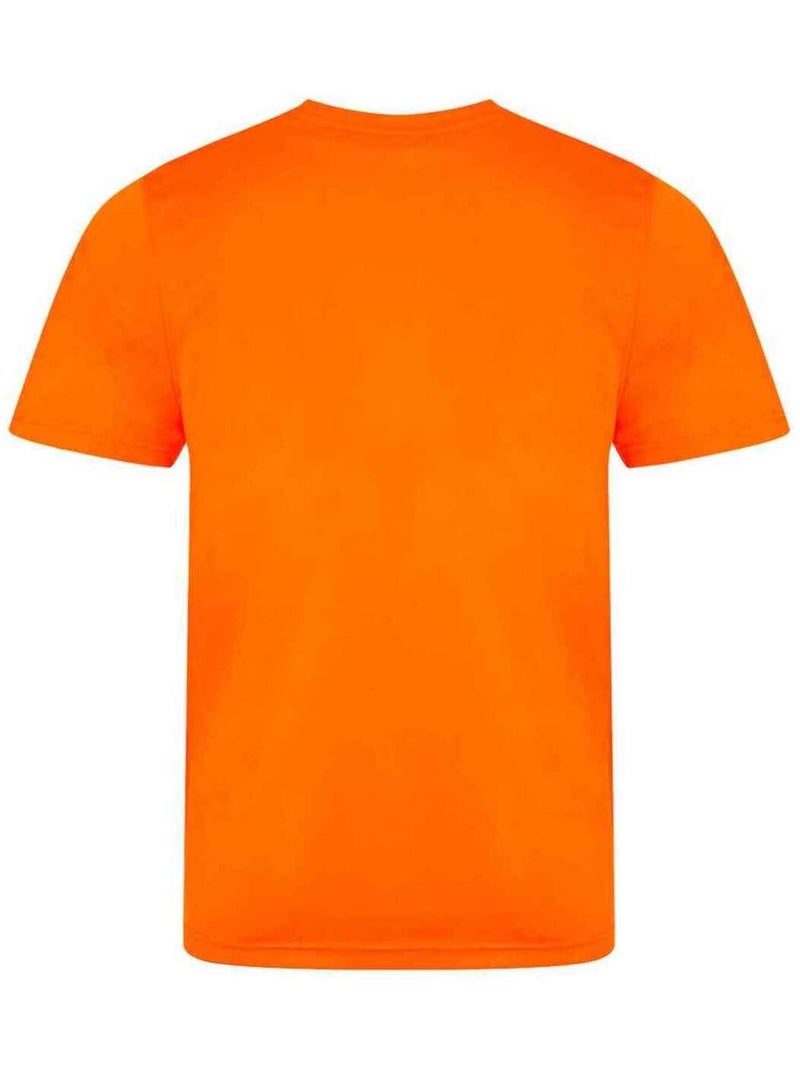 T-shirt - just cool Orange fluo - Kiabi