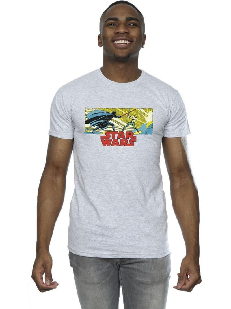 T-shirt - la guerre des étoiles Gris chiné - Kiabi