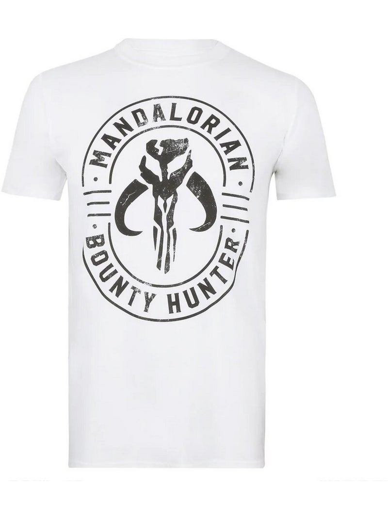 T-shirt - la guerre des étoiles: the mandalorian Blanc - Kiabi
