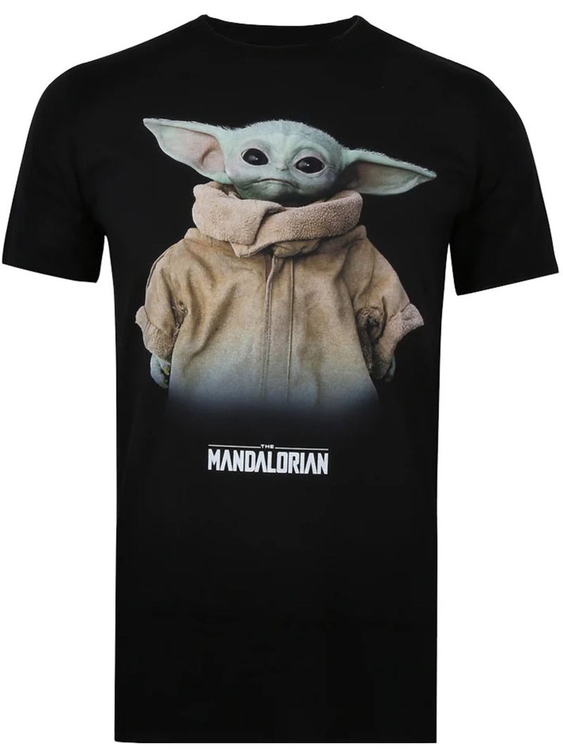 T-shirt - la guerre des étoiles: the mandalorian (l´enfant) Noir - Kiabi