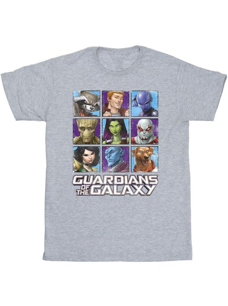 T-shirt - les gardiens de la galaxie Gris chiné - Kiabi
