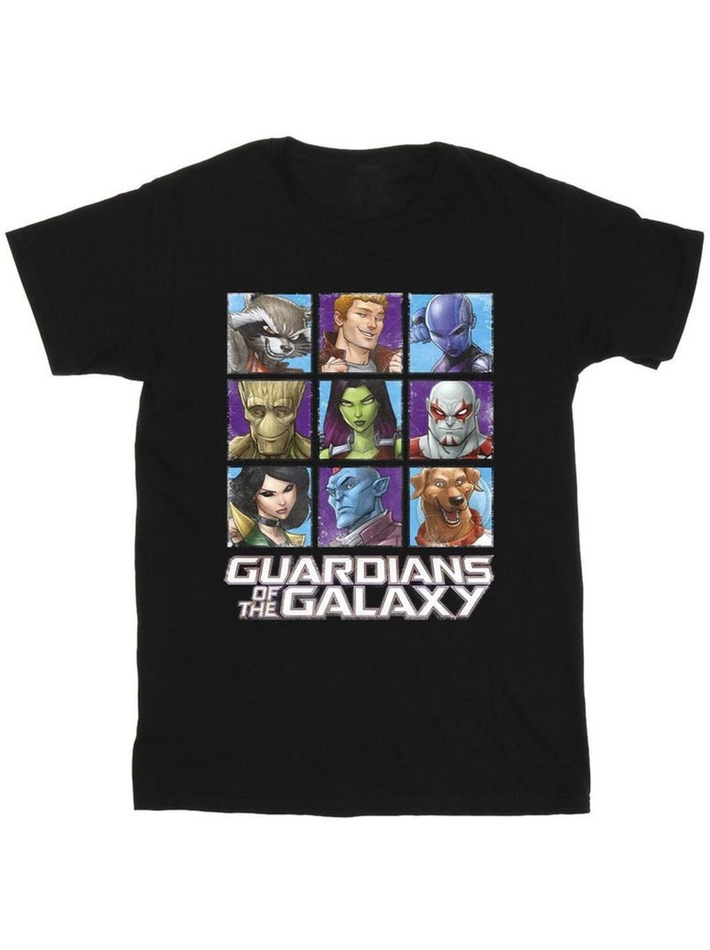 T-shirt - les gardiens de la galaxie Noir - Kiabi