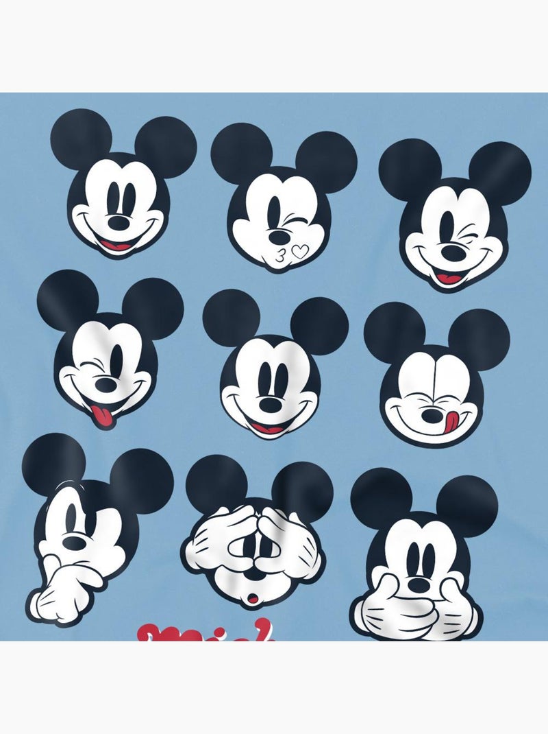 T-shirt - mickey mouse Bleu ciel - Kiabi
