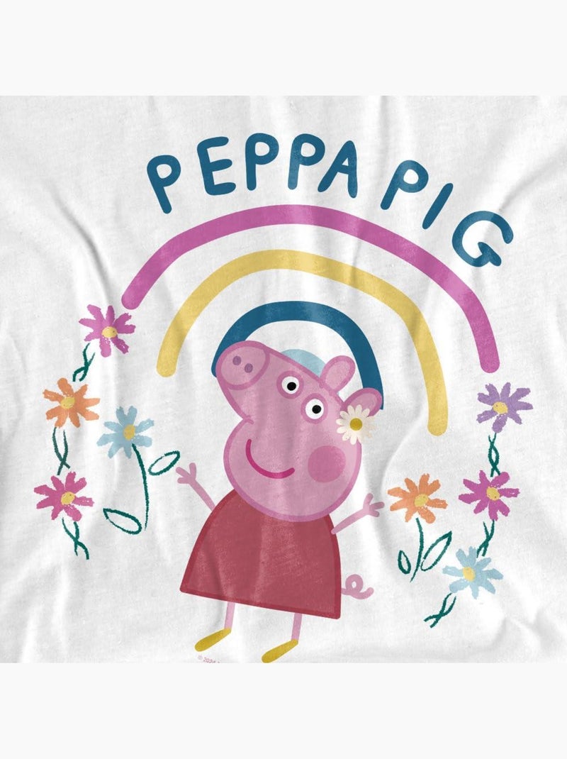 T-shirt - peppa pig Blanc - Kiabi