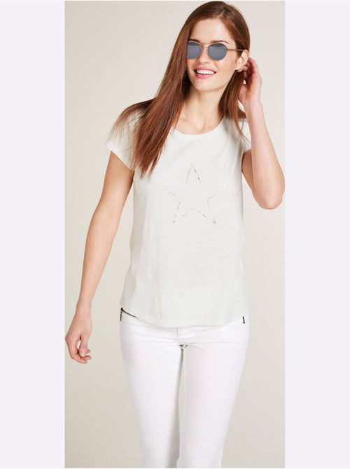 T-shirt - Taille Standard - Helline - Kiabi