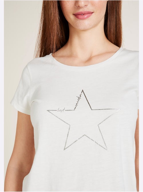 T-shirt - Taille Standard - Helline - Kiabi