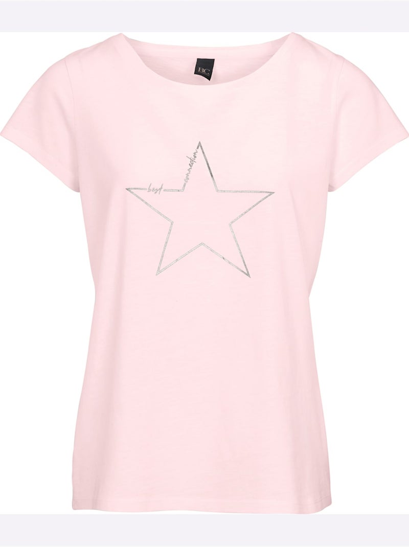 T-shirt - Taille Standard - Helline Rose - Kiabi
