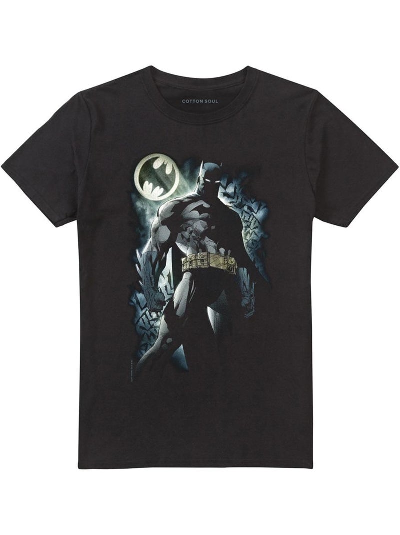 T-shirt - the dark knight : le chevalier noir (batman) Noir - Kiabi