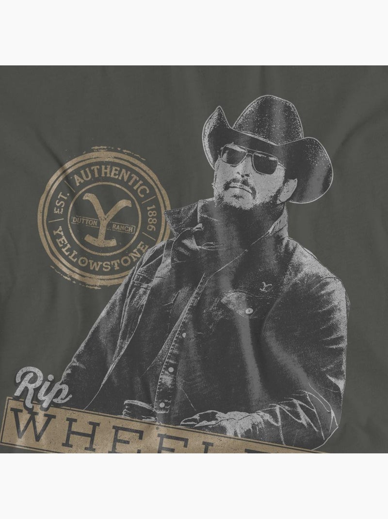 T-shirt - yellowstone Gris Noir - Kiabi