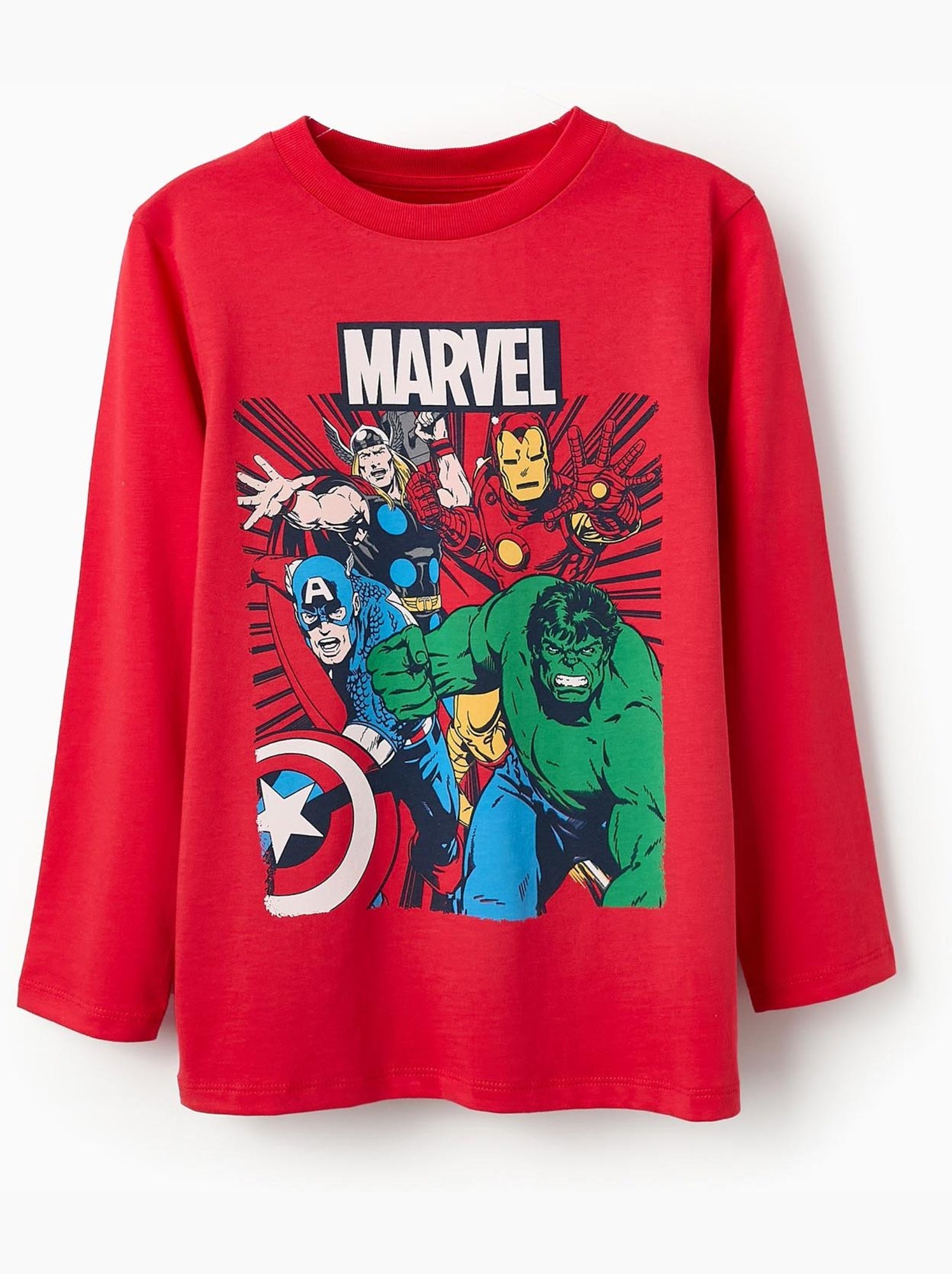 T-shirt 0 MARVEL AVENGERS - Rouge - Kiabi - nu€