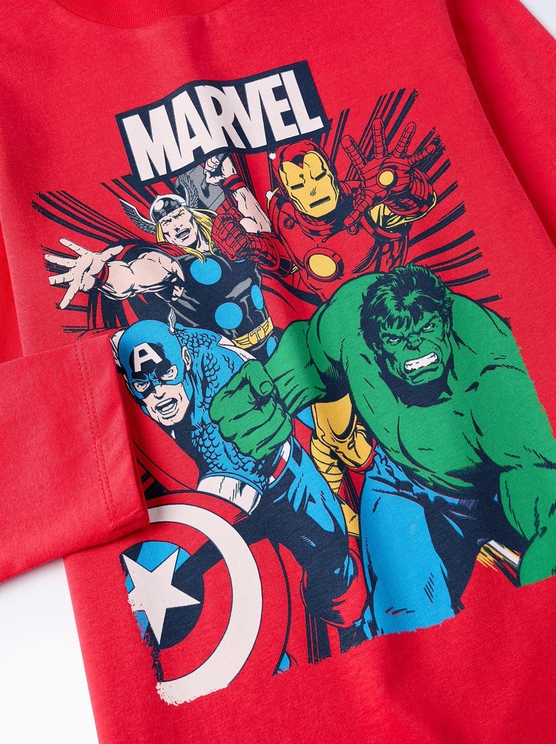 T-shirt 0 MARVEL AVENGERS Rouge - Kiabi