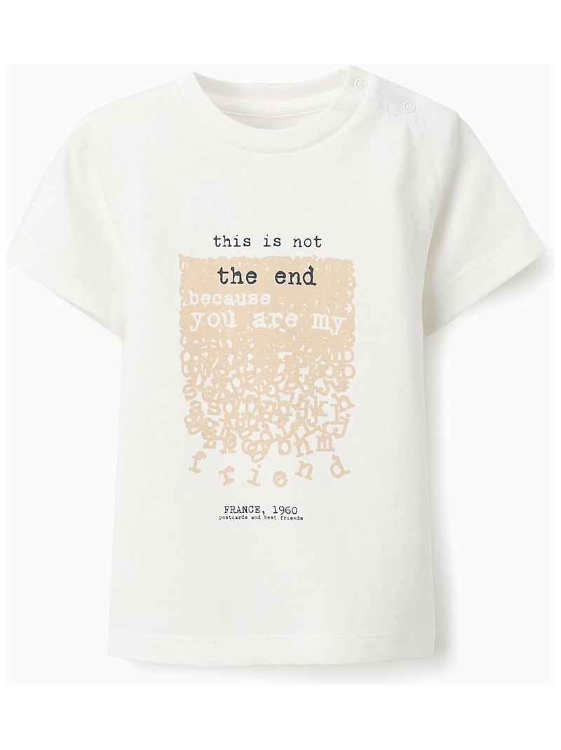 T-shirt 100% coton, avec impression FRENCH CONNECTION Blanc - Kiabi