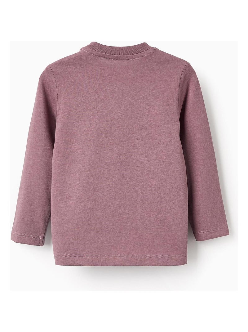 T-shirt 100% coton, avec impression ISTANBUL Violet - Kiabi