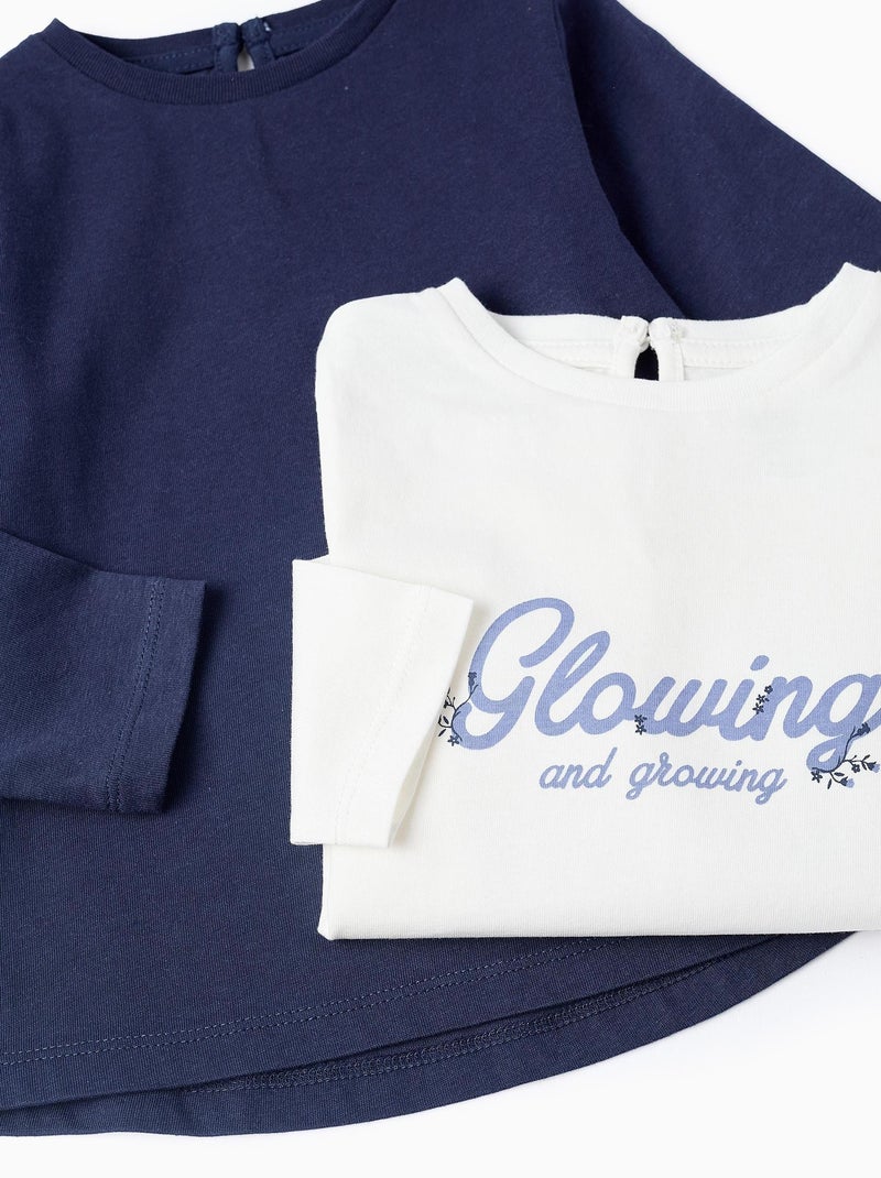 T-shirt 100% coton, avec impression NEW YORK Blanc - Kiabi