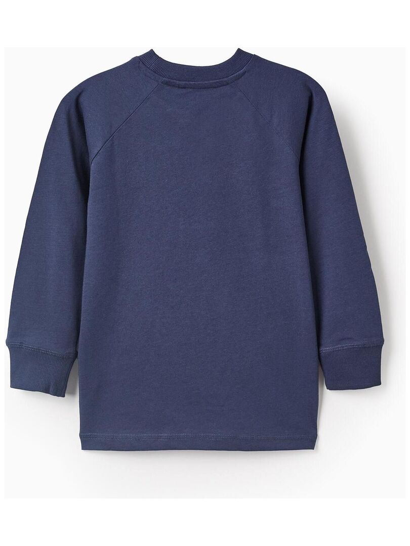 T-shirt Bleu Géométrique Pour Garçon 10-11 Ans - Studio, Coton, Manches Courtes