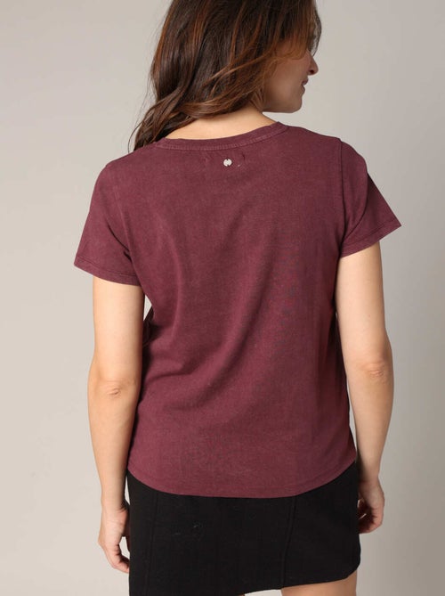 T-shirt 100 % coton avec imprimé LOVERS pailleté 'Deeluxe' - Kiabi T-shirt 100 % coton avec imprimé LOVERS pailleté 'Deeluxe' - Kiabi