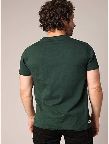 T-shirt 100 % coton avec imprimé original « chien en veste de mécanicien » 'Deeluxe'