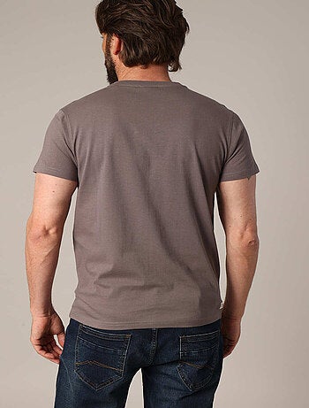 T-shirt 100 % coton avec imprimé original « chien en veste de mécanicien » 'Deeluxe'