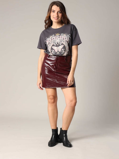 T-shirt 100 % coton imprimé papillon 'Deeluxe' - Kiabi