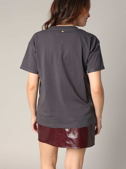 T-shirt 100 % coton imprimé papillon 'Deeluxe' - Kiabi