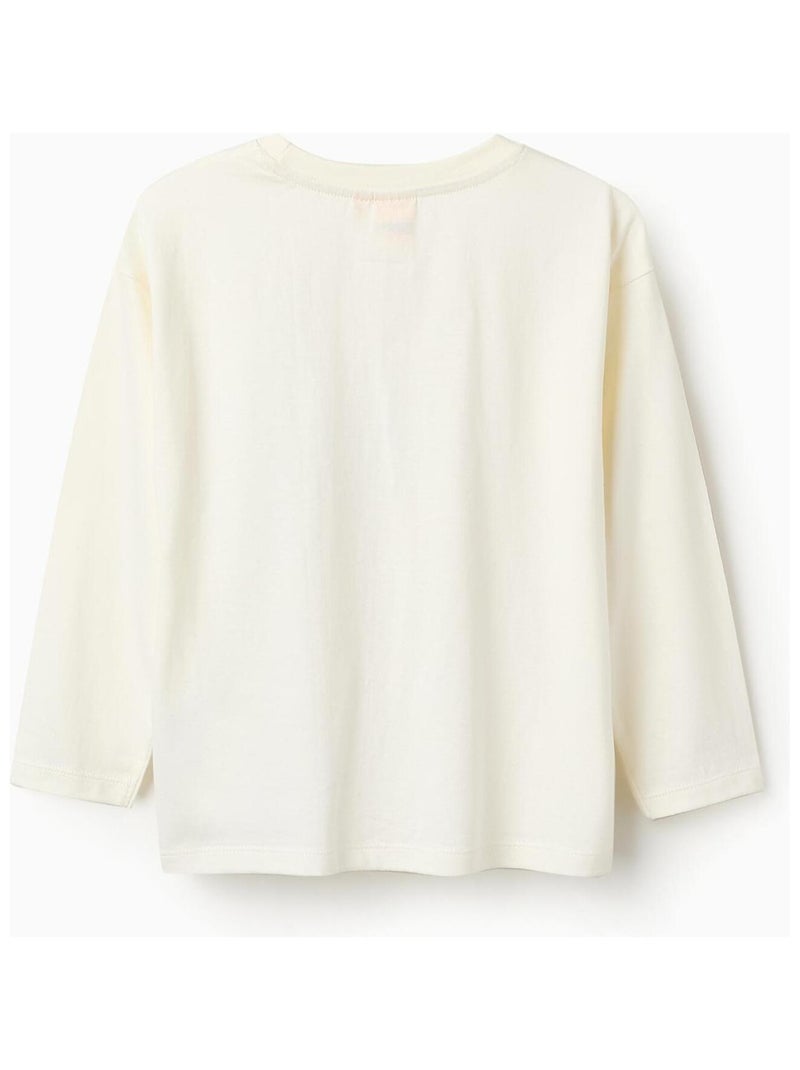 T-shirt 100 % coton, imprimé Snoopy Beige clair - Kiabi