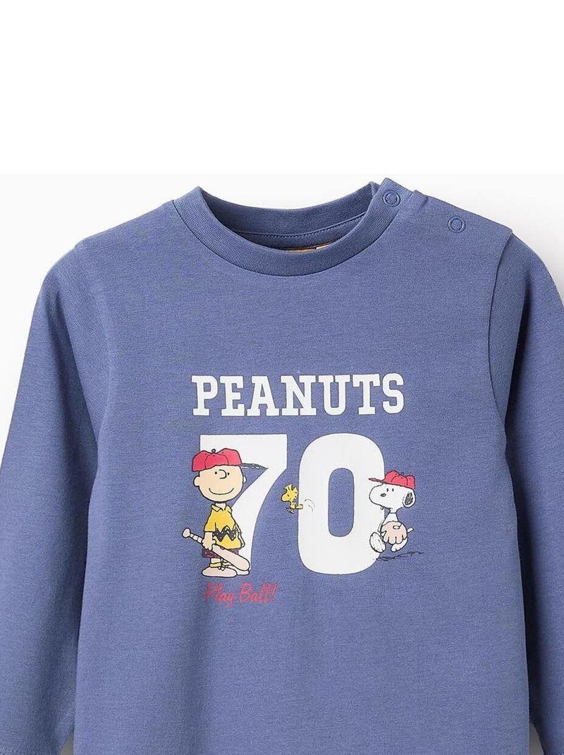 T-shirt 100% coton, imprimé Snoopy OLYMPIA Bleu - Kiabi