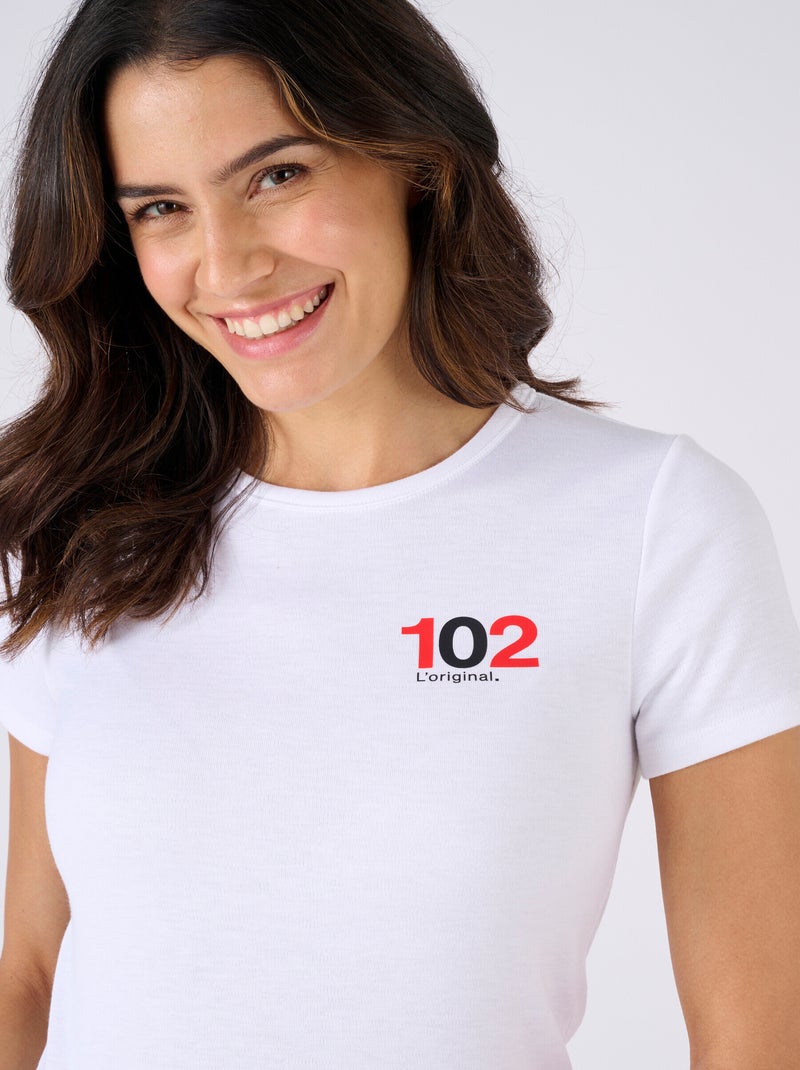 T-shirt 102 L'original. - femme - Damart Blanc - Kiabi