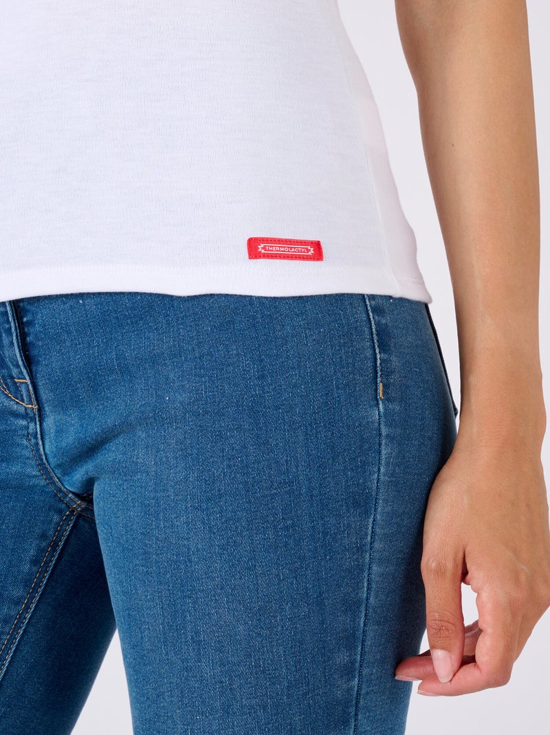 T-shirt 102 L'original. - femme - Damart Blanc - Kiabi