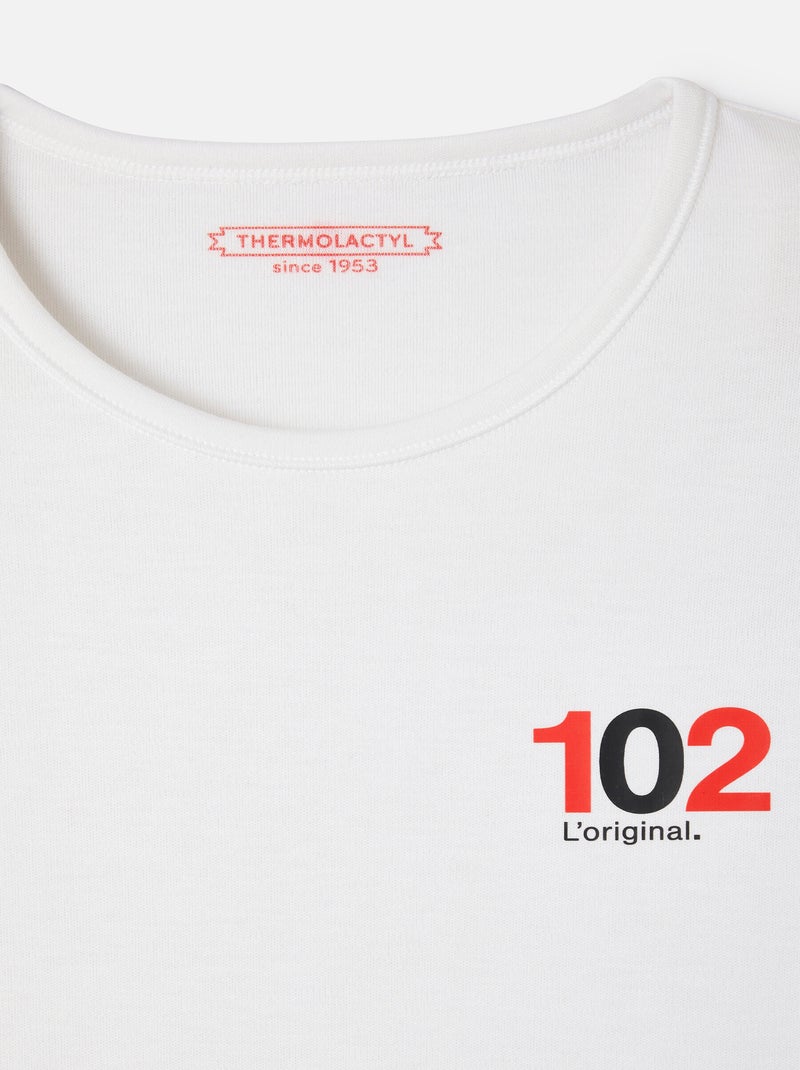 T-shirt 102 L'original. - homme - Damart Blanc - Kiabi