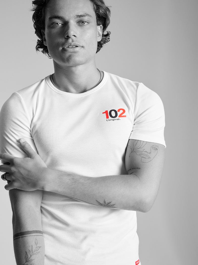 T-shirt 102 L'original. - homme - Damart Blanc - Kiabi