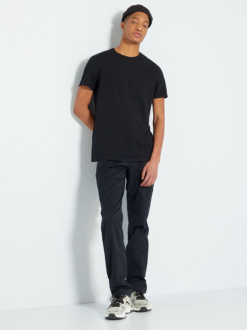 T-shirt  +1m90 noir - Kiabi