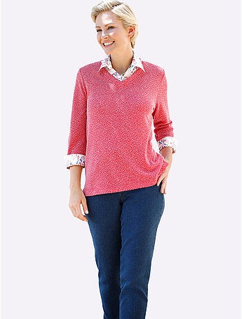 T-shirt 2 en 1 aspect 2 en 1 - taille standard - witt
