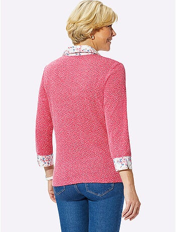 T-shirt 2 en 1 aspect 2 en 1 - taille standard - witt
