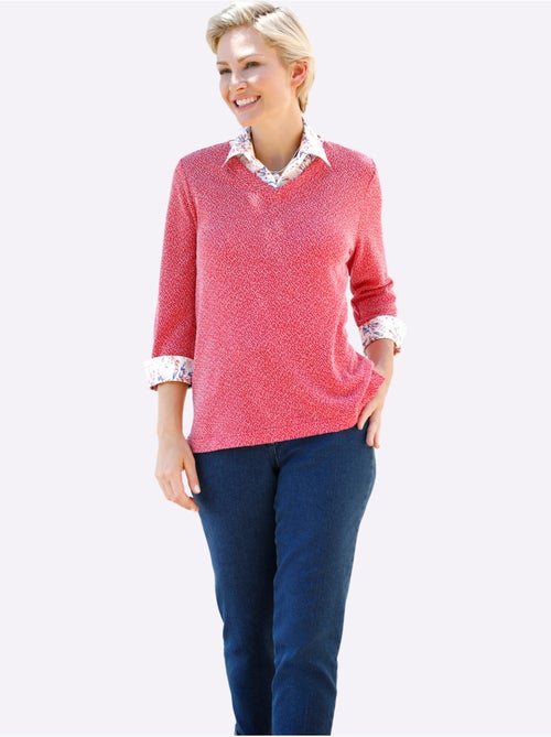 T-shirt 2 en 1 aspect 2 en 1 - taille standard - witt - Kiabi