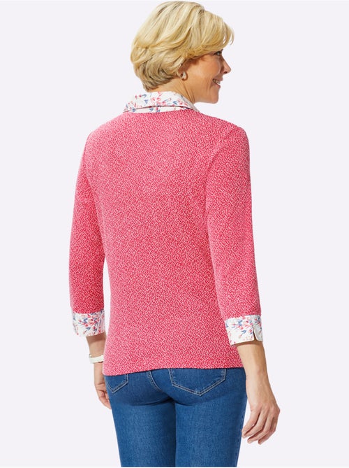 T-shirt 2 en 1 aspect 2 en 1 - taille standard - witt - Kiabi