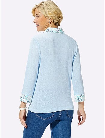 T-shirt 2 en 1 aspect 2 en 1 - taille standard - witt