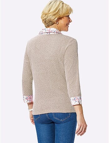 T-shirt 2 en 1 aspect 2 en 1 - taille standard - witt