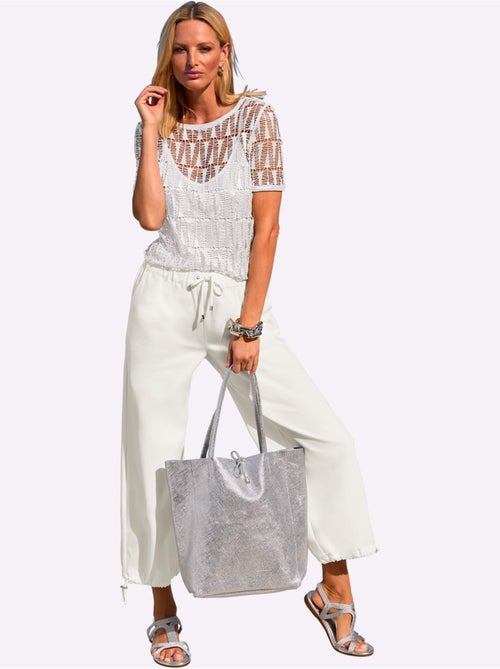 T-shirt 2 En 1 Joli Revêtement Métallique - Taille Standard - helline - Kiabi