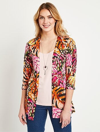 T-shirt 2 en 1 long imprimé