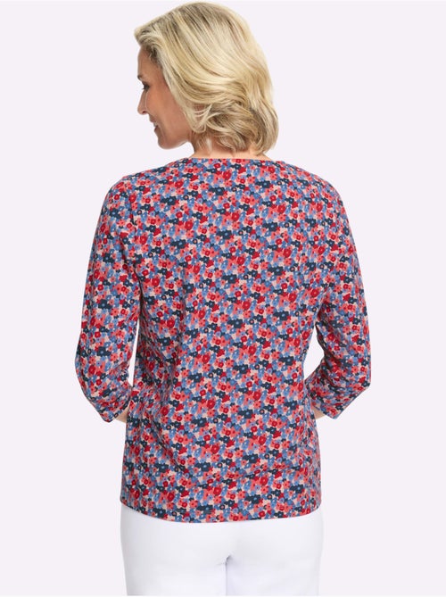 T-shirt 2 en 1 pur coton - taille standard - moda vilona - Kiabi T-shirt 2 en 1 pur coton - taille standard - moda vilona - Kiabi