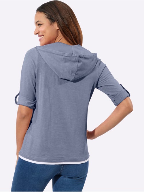 T-shirt 2 en 1 pur coton - taille standard - witt - Kiabi
