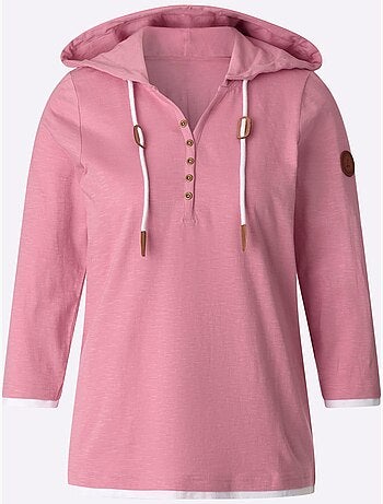 T-shirt 2 en 1 pur coton - taille standard - witt