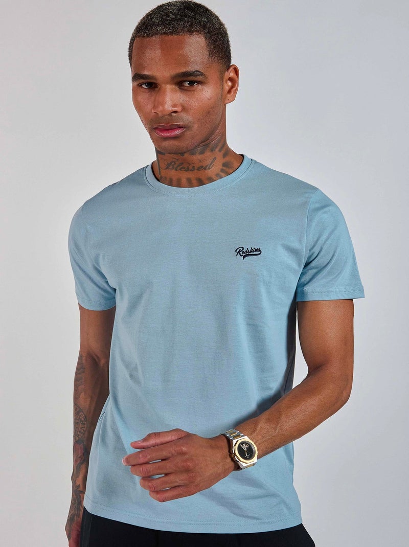 T-shirt  231035 Redskins Bleu clair - Kiabi