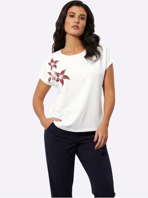 T-shirt 48% Modal - Taille Standard - helline - Kiabi