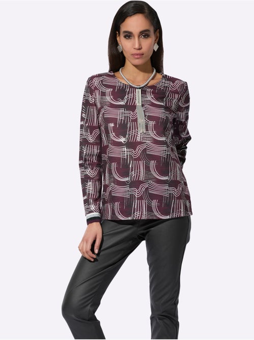 T-shirt 50% coton - taille standard - helline - Kiabi