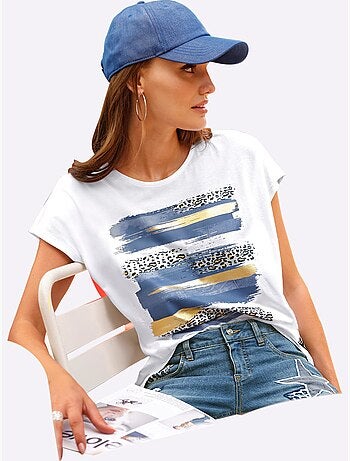 T-shirt 50% Coton Et 50% Modal - Taille Standard - Witt