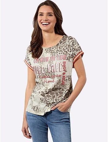 T-shirt 50% Coton Et 50% Modal - Taille Standard - Witt