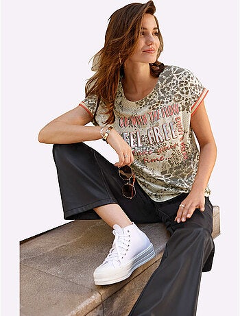 T-shirt 50% Coton Et 50% Modal - Taille Standard - Witt
