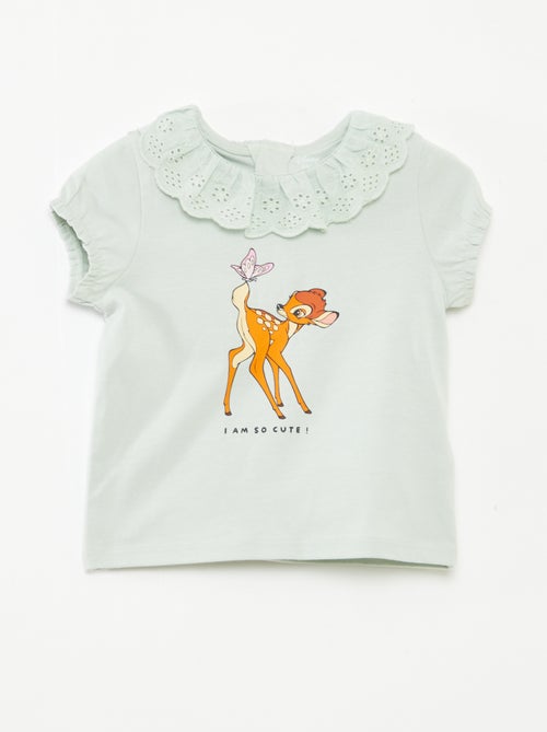 T-shirt à broderie anglaise 'Bambi' - Kiabi